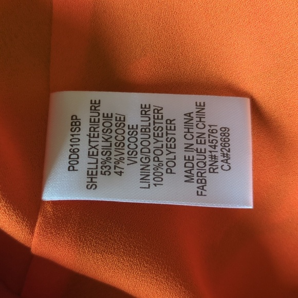 Parker Silk Floral Ruched Mini Dress Orange Purple Size 6 NWT - Picture 10 of 15